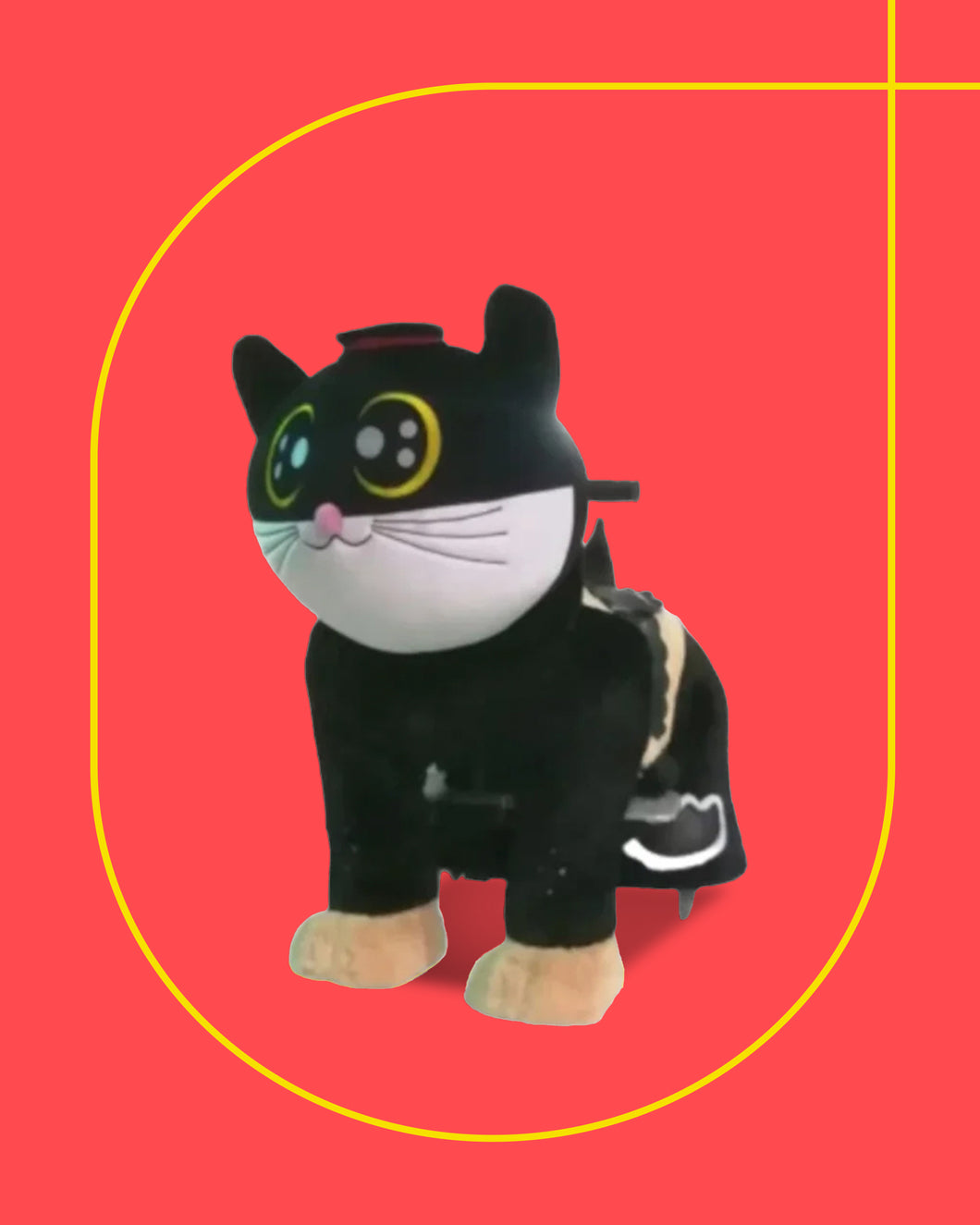 Black Cat  Stuff Animal Ride