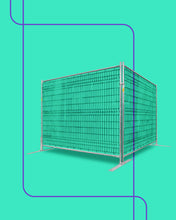 Load image into Gallery viewer, Crowd Control fences Frame-White (Per Piece)
