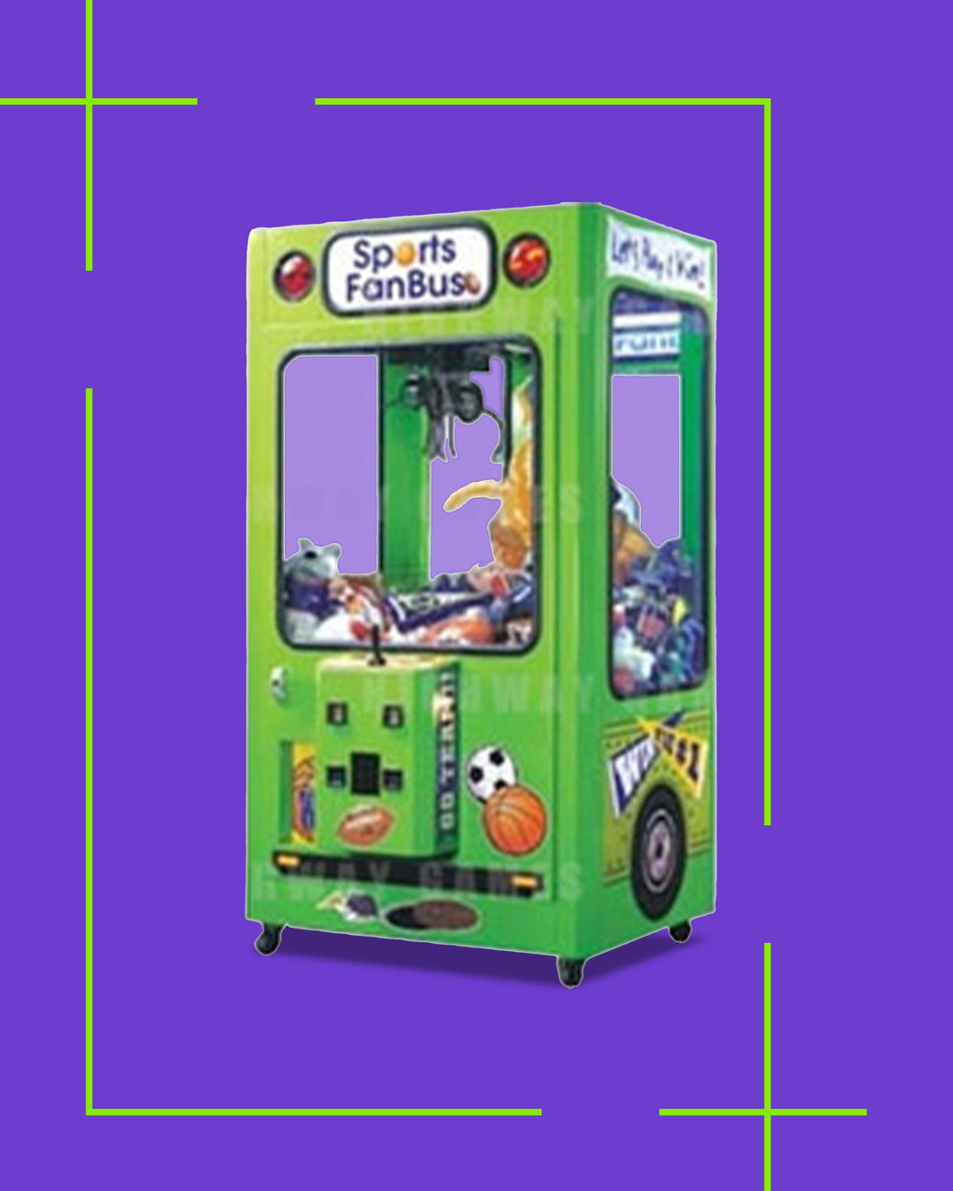 رافعة حافلة مشجعي الرياضة