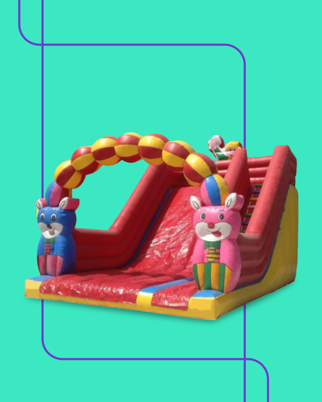 مهرج سعيد قابل للنفخ