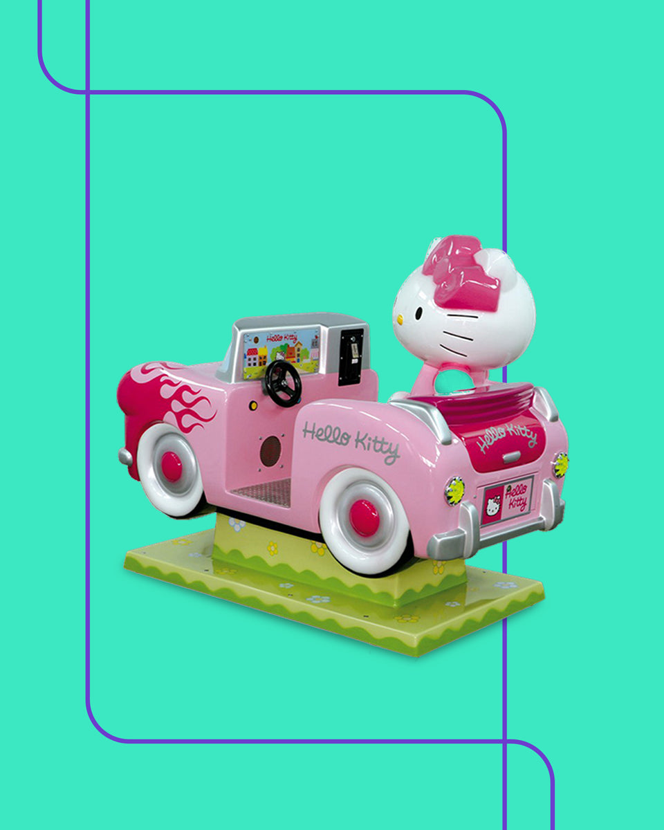 Hello Kitty Kiddie Ride Car – FunQuest Rentals