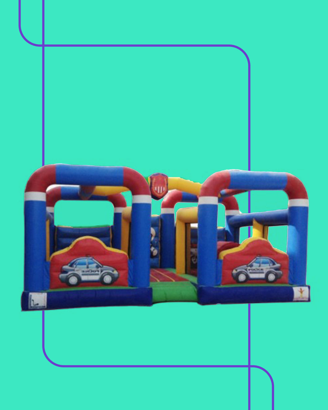 مركز شرطة قابل للنفخ